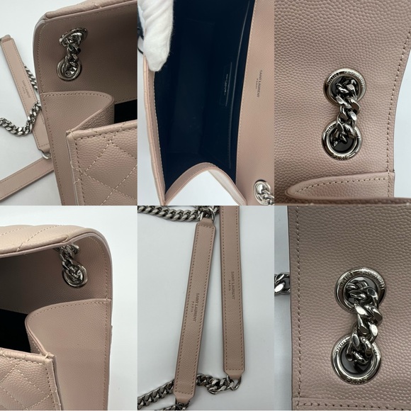 Authentic Envelope medium grained calfskin chain bag - Picture 7 of 17